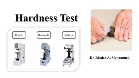 hardness test ppt download|hardness lab report.